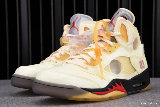 DH8565-100 O-W AIR DH8565-100 Retro 5 Sail Jordan 0318